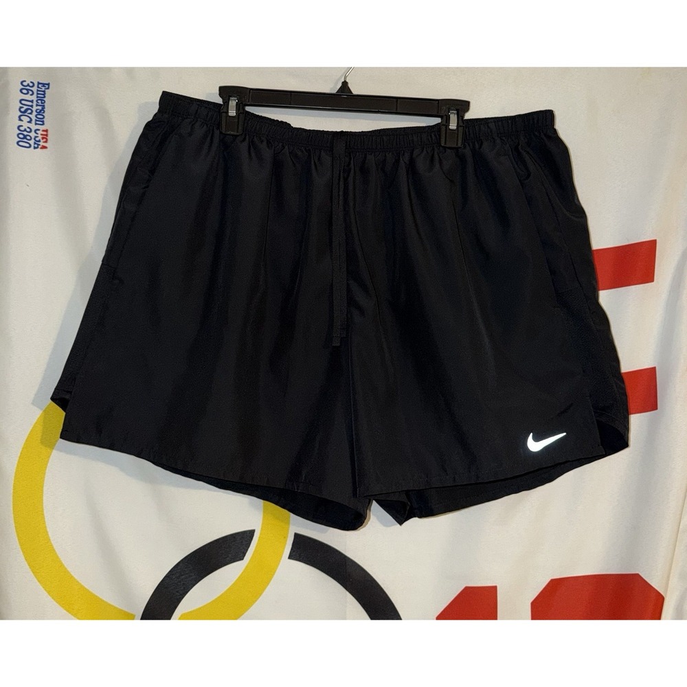 Nike Running Shorts Mens 3XL Black Lined